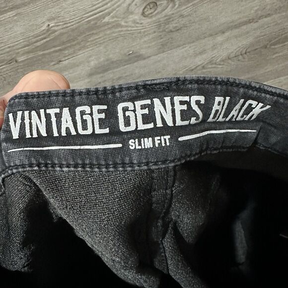 Men's Black Skinny Jeans - Picture 8 of 9